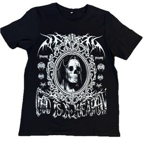 RARE Falling In Reverse God Is A Weapon Ronnie‎ Radke T-Shirt L NEW